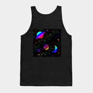 Colorful space Tank Top